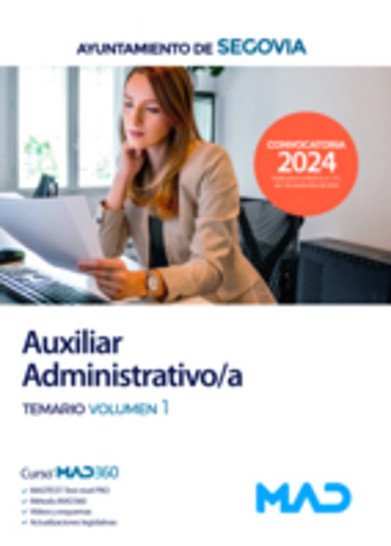 Auxiliar Administrativo/a. Temario Volumen 1