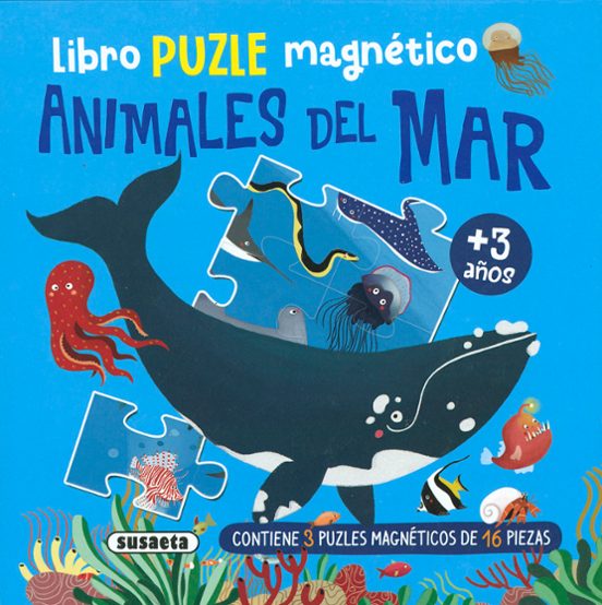 Libro Puzle Magnético. Animales Del Mar