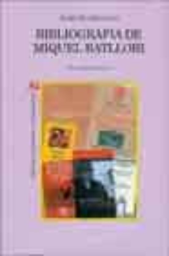 Bibliografia De Miquel Batllori