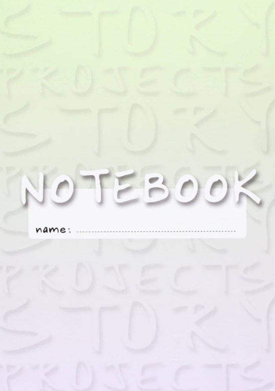 Lh 3/4 - Story Projects 1&2 - Notebook