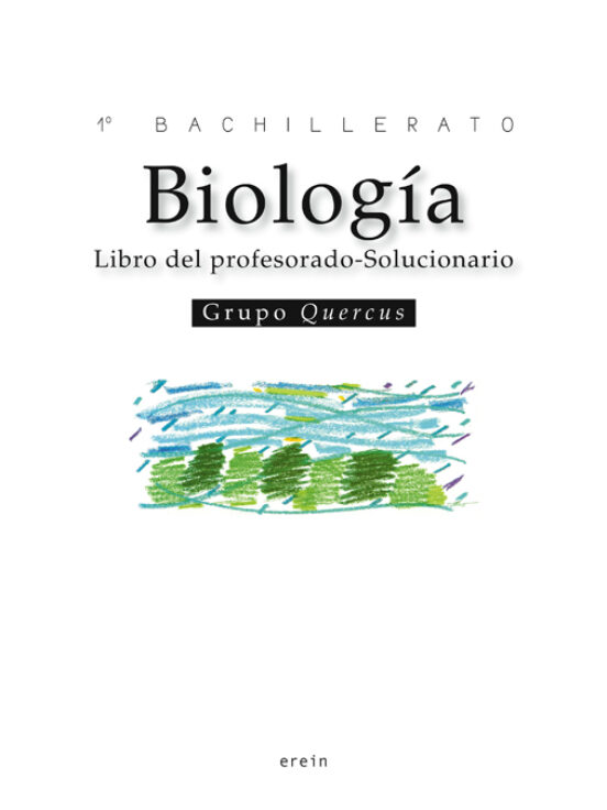 Biología 1º Bachillerato Libro Del Profesor - Solucionario