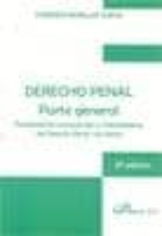 Derecho Penal Parte General: Fundamentos Conceptuales Y Metodolo Gicos