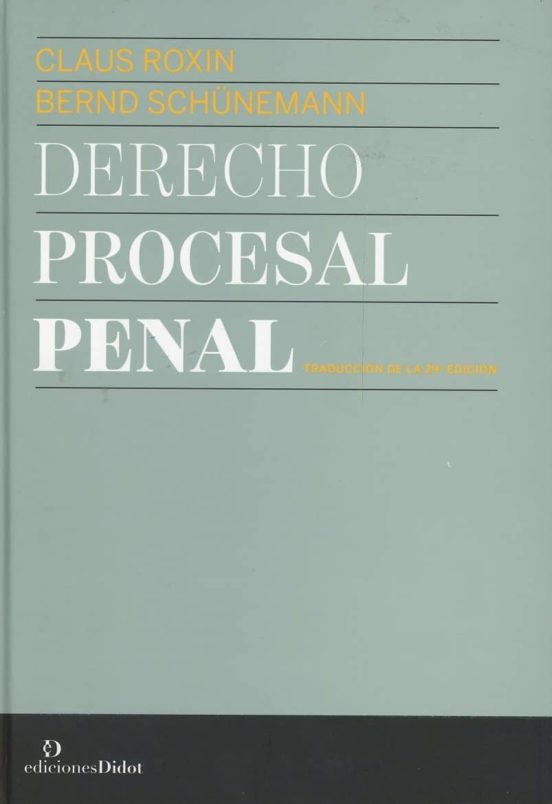 Derecho Procesal Penal