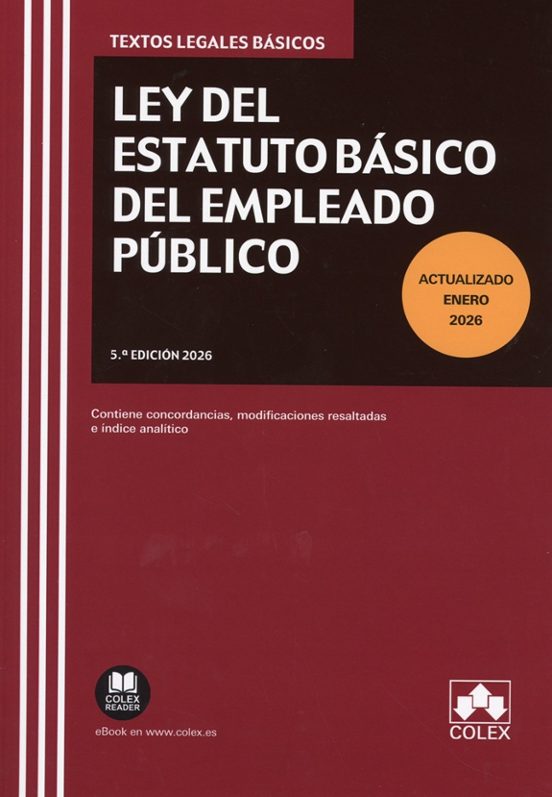 Ley Del Estatuto Básico Del Empleado Público. 2026