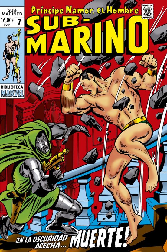 Biblioteca Marvel Namor El Hombre Submarino 7 1969 Bm 126