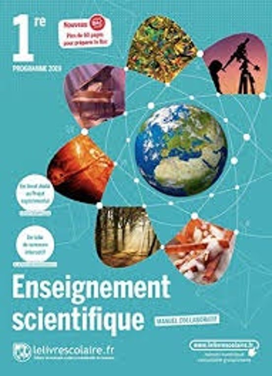 Enseignement Scientifique 1re: Programme 2019