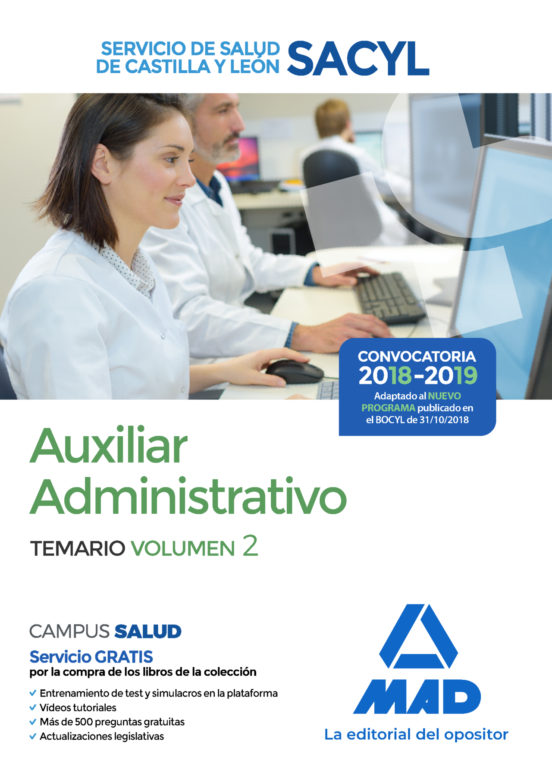 Auxiliar Administrativo Del Servicio De Salud De Castilla Y Leon