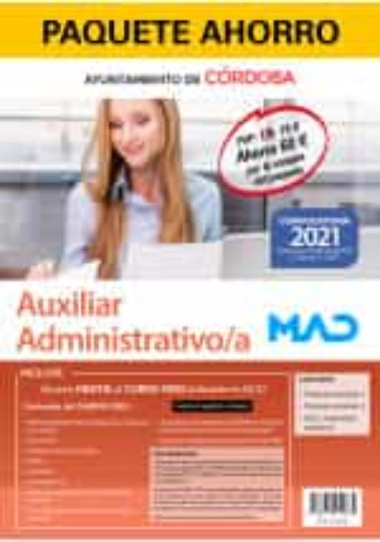 Paquete Ahorro Auxiliar Administrativo/a Del Ayuntamiento De Córdoba