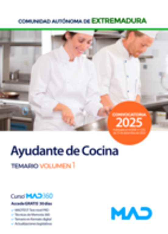 Ayudante De Cocina. Personal Laboral Grupo V. Comunidad Autónoma De Ex