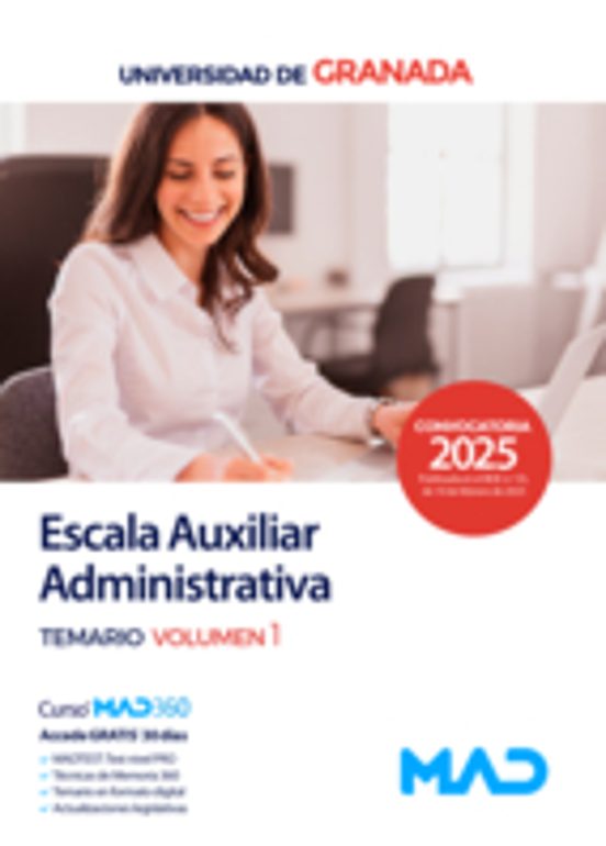 Escala Auxiliar Administrativa De La Universidad De Granada. Temario V