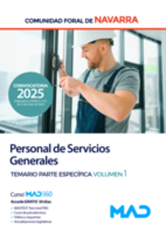 Personal De Servicios Generales De La Administración De La Comunidad Foral De Navarra. Temario Parte Específica