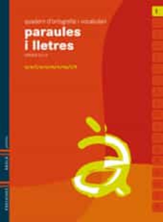Paraules i Lletres 1 -V- - Infantil Ed 2010 Valencia