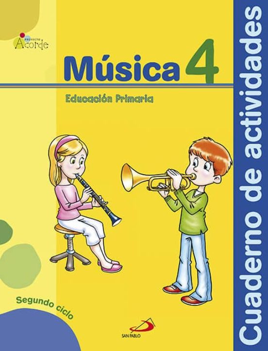 Musica 4º Educacion Primaria Acorde Cuaderno