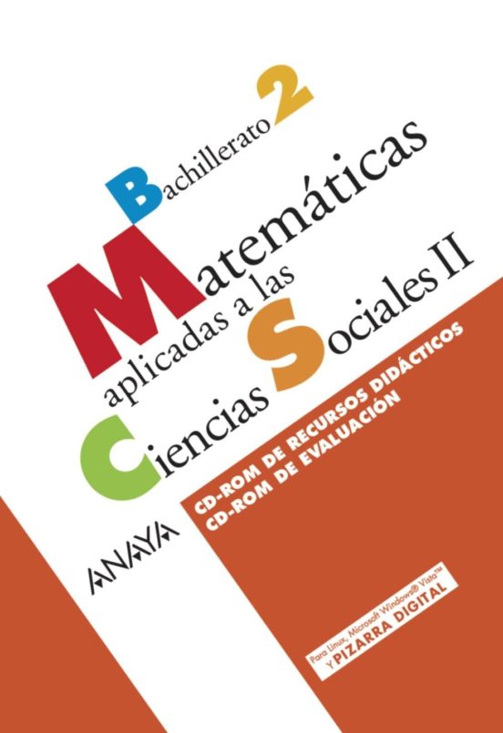 Matemáticas Aplicadas A Las Ciencias Sociales Ii. Cd-rom De Recursos D