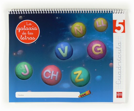 Lectoescritura la Galaxia de las Letras 5 Años Nivel 5 Cuadricula Educ
