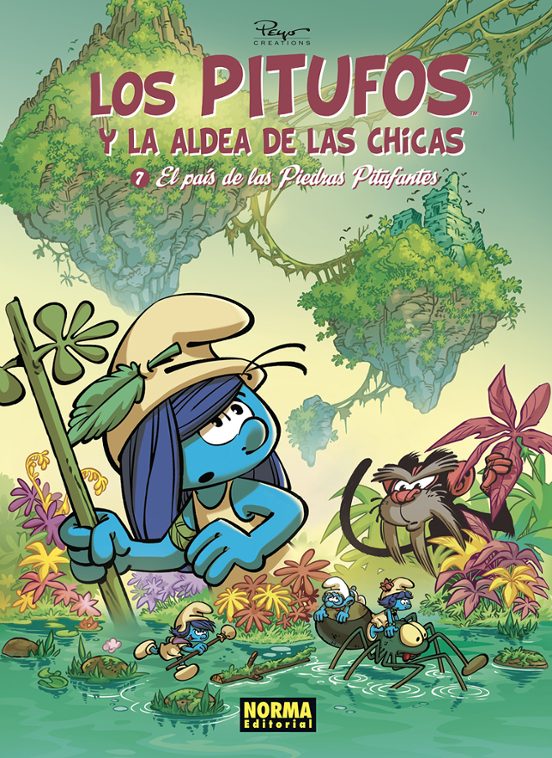 Los Pitufos y la Aldea de las Chicas 7. El Pais de las Piedras Pi Tufa