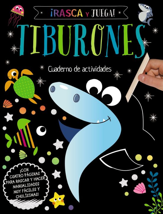 ¡rasca Y Juega! Tiburones - Cuaderno Actividades