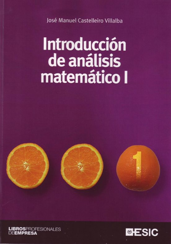 Introduccion De Analisis Matematico I