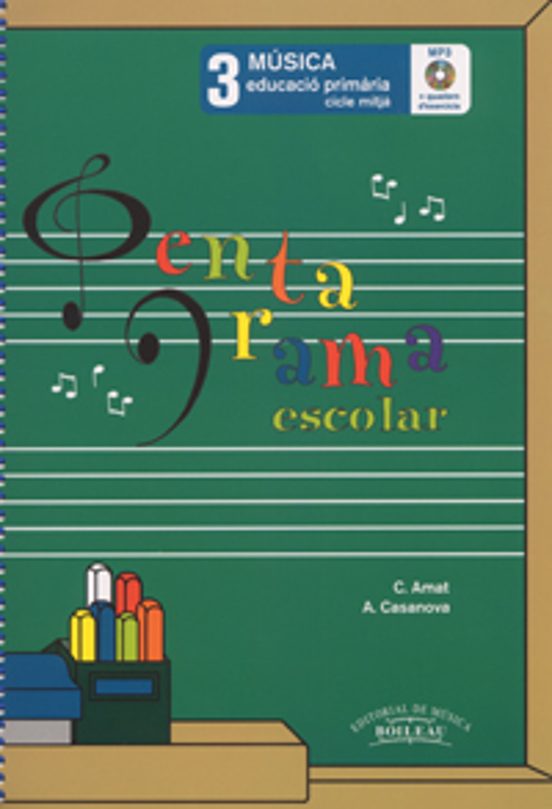 3.pentagrama Escolar Quadern Exercices Mitja B.3477 Catala
