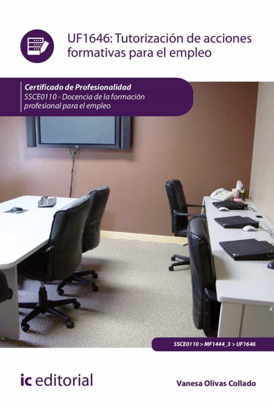 Ssce0110 Tutorización De Acciones Formativas Para El Empleo
