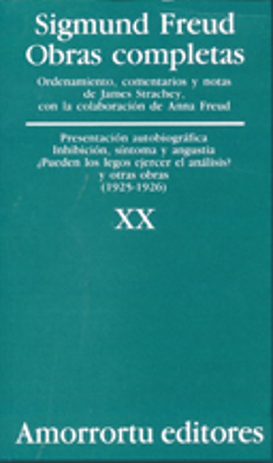 Obras Completas : Presentacion Autobiografia Inhibicion Sinto