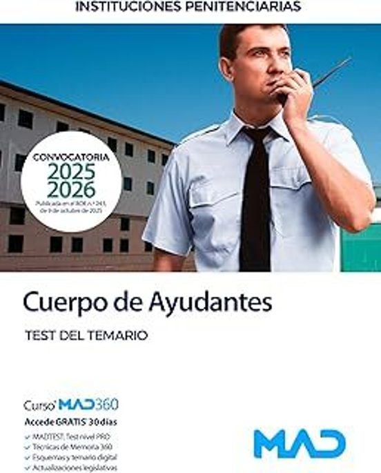 Cuerpo De Ayudantes De Instituciones Penitenciarias. Test Del Tem Ario