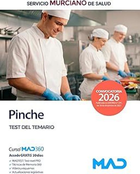 Pinche Del Servicio Murciano De Salud . Test Del Temario