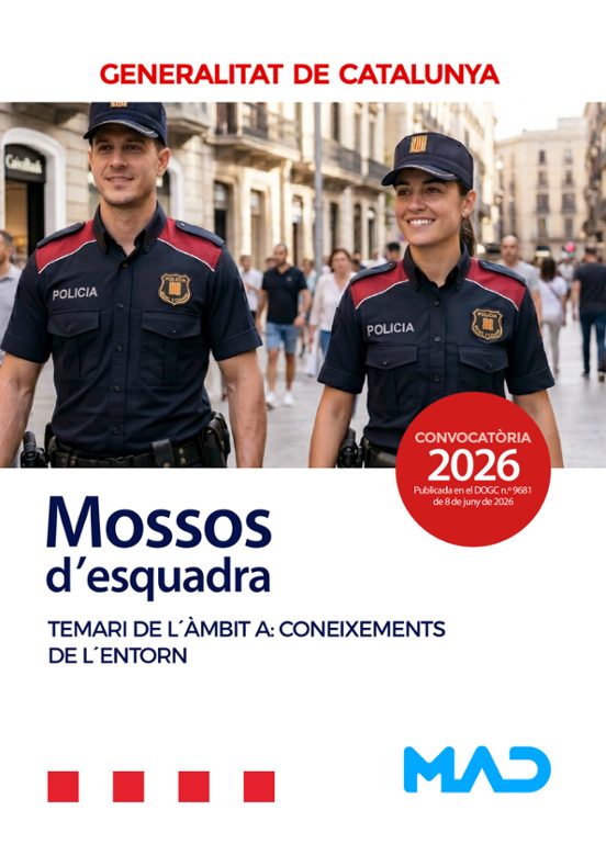 Mossos Desquadra. Generalitat de Cataluña. Temari de Làmbit a: Coneixe
