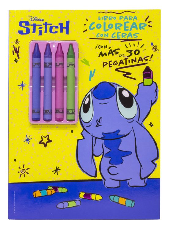 Stitch. Libro para colorear con ceras