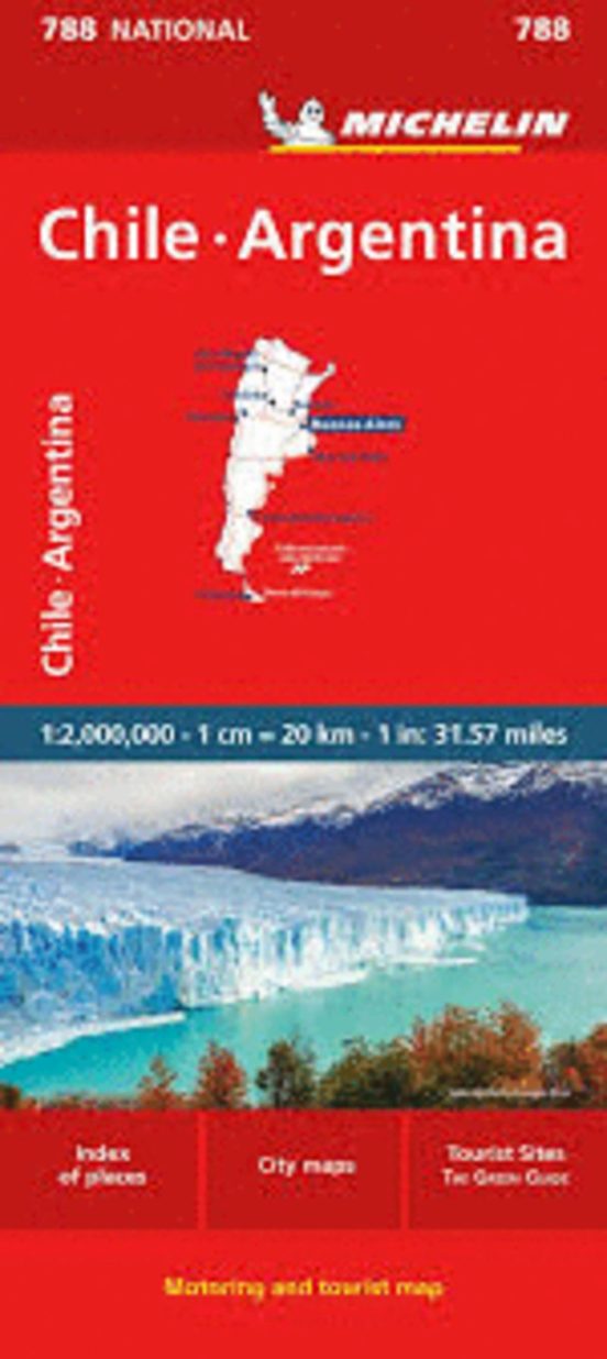Mapa National Chile Argentina 11788