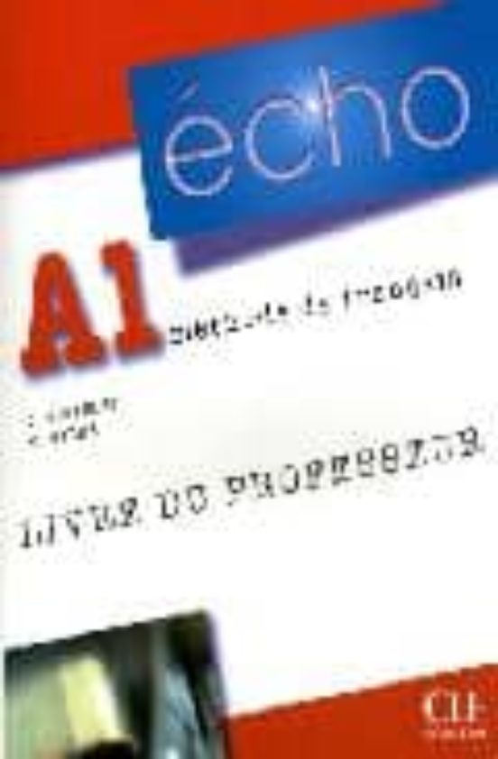 Echo A1 Livre Professeur