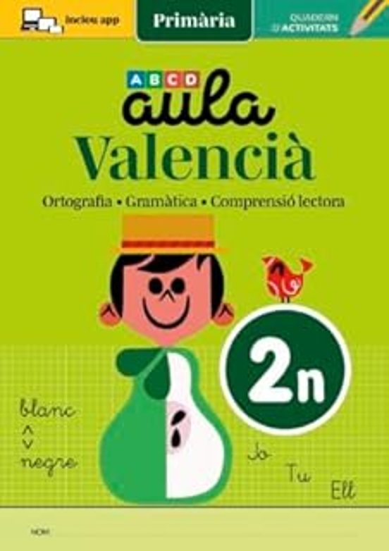 Aula Valencià 2º Primaria: Ortografia Gramàtica I Comprensió Lectora