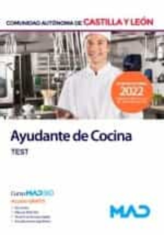 Ayudante De Cocina De La Administración De La Comunidad De Castilla Y León. Test