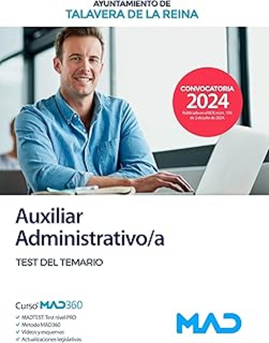 Auxiliar Administrativo/a Del Ayuntamiento De Talavera De La Reina. Test Del Temario