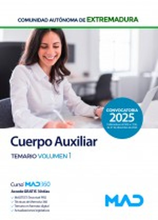 Cuerpo Auxiliar De La Administración. Temario Volumen 1 Comunidad Autó