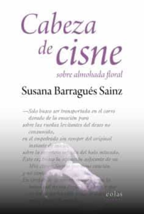 Cabeza De Cisne Sobre Almohada Floral