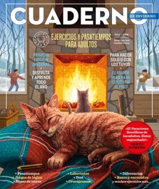 Cuaderno De Invierno : Ejercicios Y Pasatiempos Para Adultos