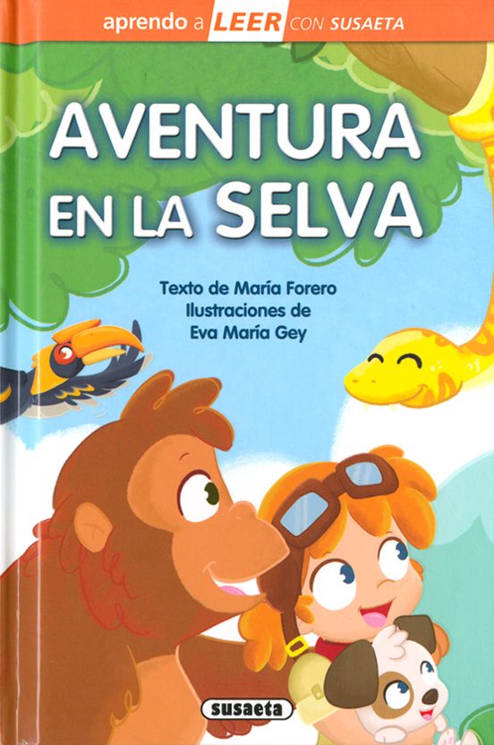Aventura En La Selva Aprendo A Leer 4-6 Años Mayusculas Con Alguna Let