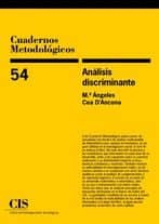 Análisis Discriminante