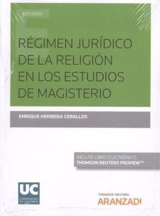 Regimen Juridico De La Religion En Los Estudios De Magisterio