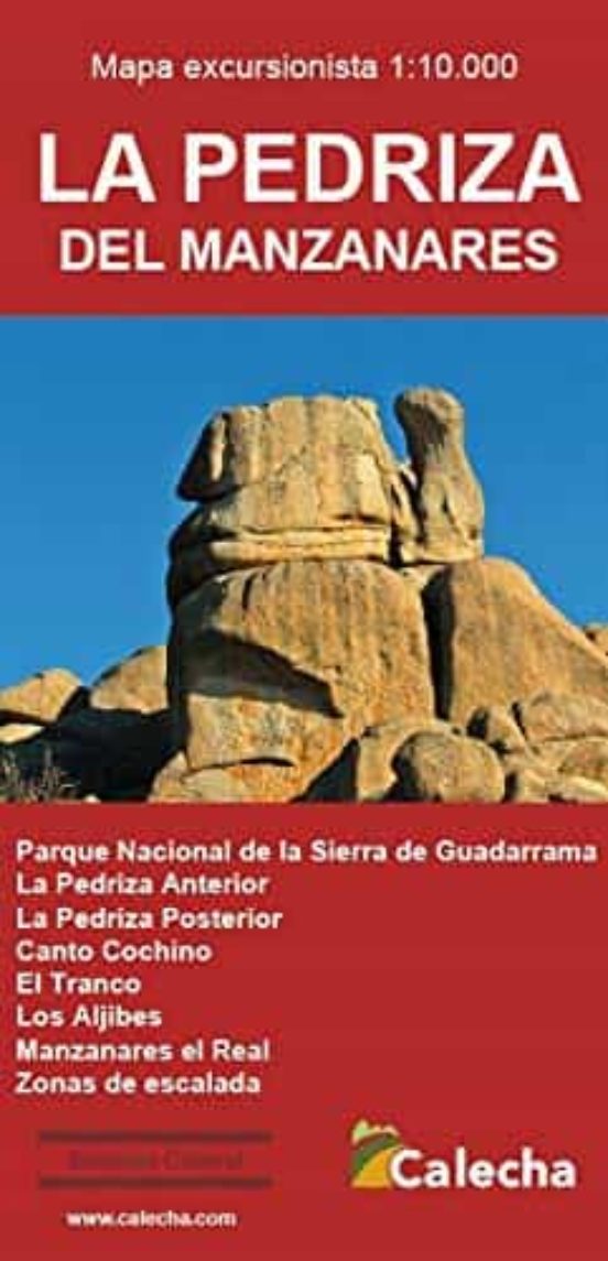 La Pedriza Del Manzanares. Mapa Excursionista
