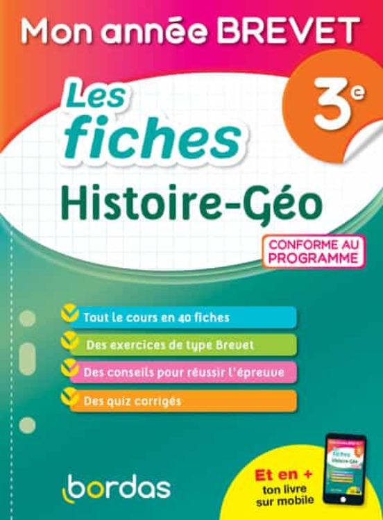 Mon Annee Brevet - Les Fiches Sciences 3e