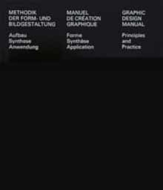 Graphic Design Manual: Principles And Practice