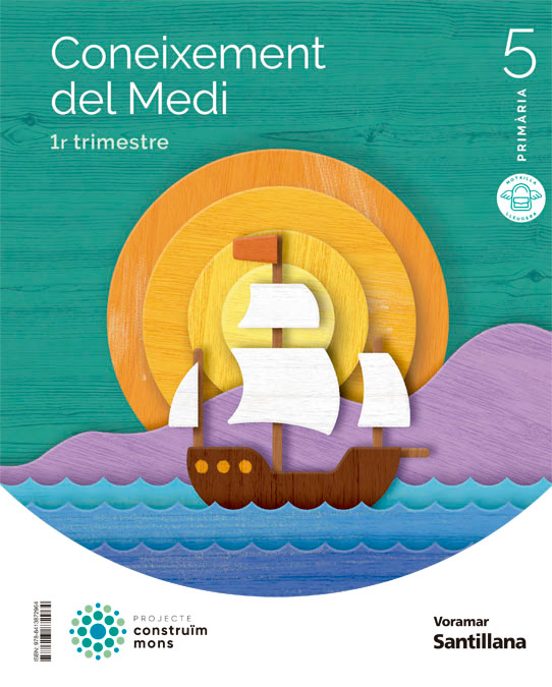 Conocimiento Del Medi 5º Educacion Primaria Construim Móns Mochila Lig