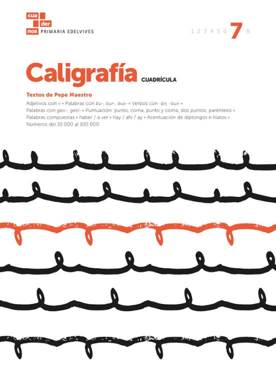 Cuaderno Educacion Primaria Caligrafía 7