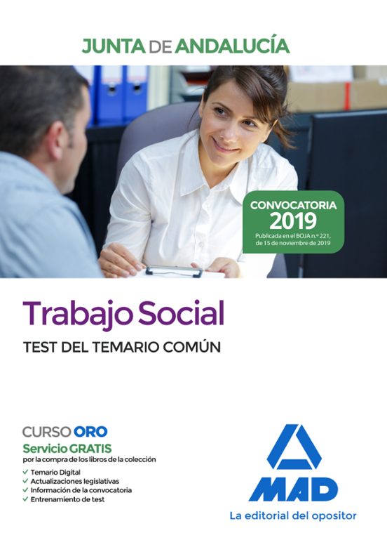 Trabajo Social De La Junta De Andalucía. Test Del Temario Común