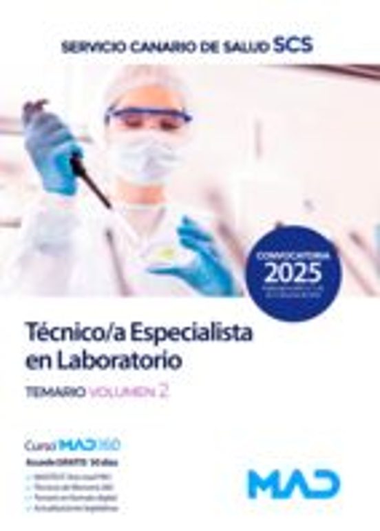 Técnico/a Especialista En Laboratorio. Temario Volumen 2