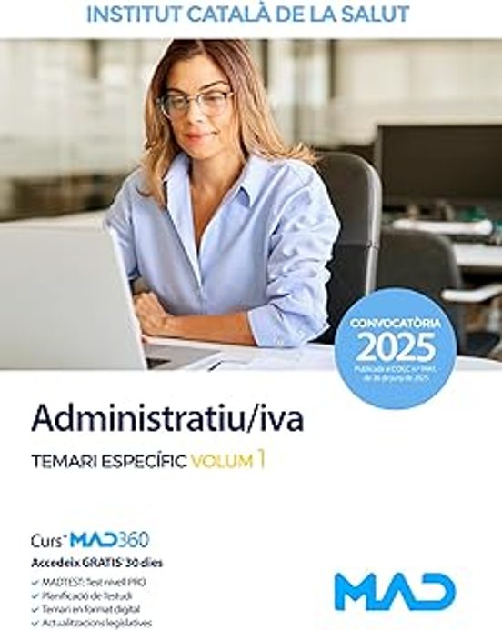Auxiliar Administratiu/iva De L Institut Català De La Salut . Te