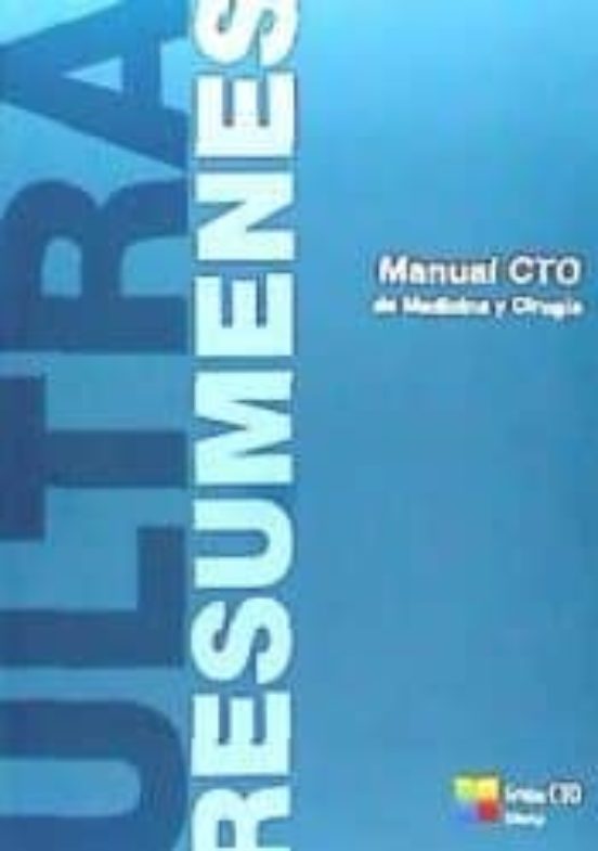 Ultra Resumenes: Manuel Cto De Medicina Y Cirugia