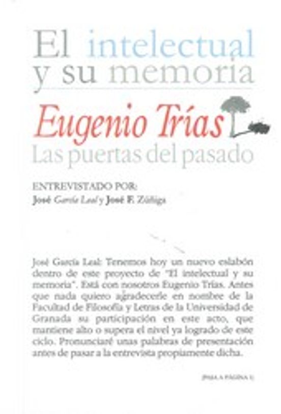 Eugenio Trias Las Puertas Del Pasado
